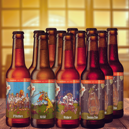 Die Hopfenhäcker Craft-Creationen in einem Paket - IP Brothers, Kill Bill, Wuiderer, Smokey Sten