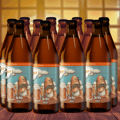 Hopfenhäcker Der Rote - Export Rotbier mit Amarillo, Centennial, Citra und Taurus. Typisch für München aus der Kreativbrauerei Hopfenhäcker
