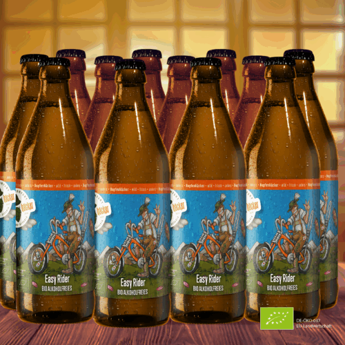 Hopfenhäcker Easy Rider - Alkoholfreies, craftig eingebraut. Alkoholfrei, aber gar nicht ohne!