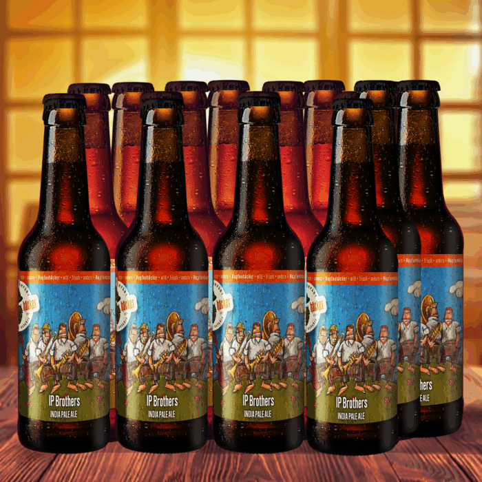 IP Brother's von Hopfenhäcker - ein IPA – India Pale Ale – wie noch nie zuvor gebraut - im Träger hier bestellen