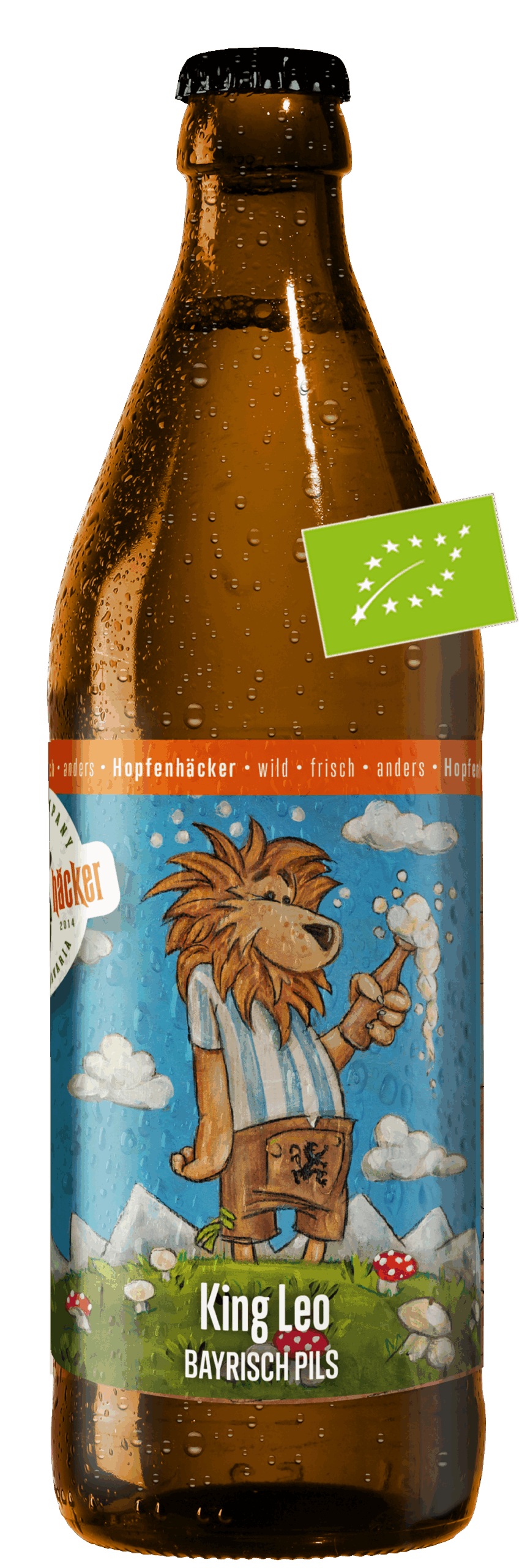 King Leo - das bayrische Pils aus der Hopfenhäcker Brauerei in München