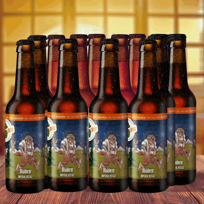 Imperial Red Ale DAS Bier für echte Fans! West Coast Ale, rot, wild, kräftig, fruchtig und doch elegant. Mit fast 16% Stammwürze dominiert das Malz.